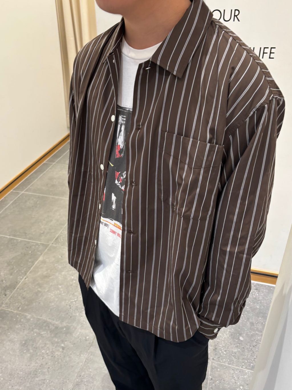 JAMES FABRIC/ジェームスファブリック レーヨンブレンド シャツの