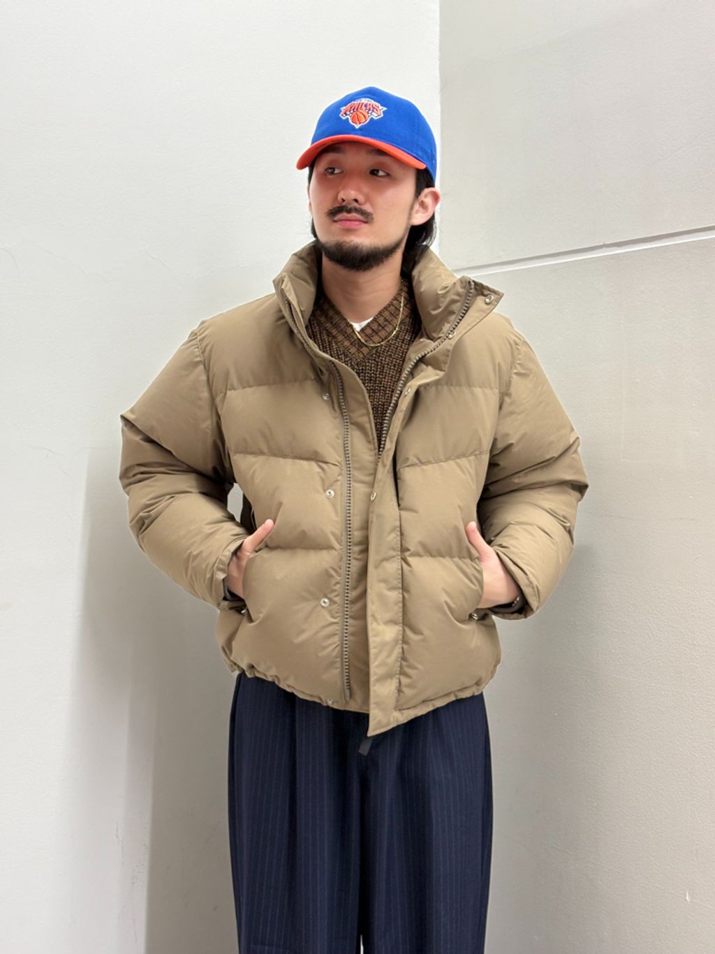 LASKA air / ラスカ エアー ショート スタンド グース ダウンの