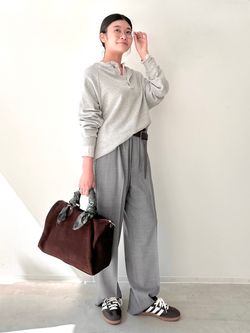 Center Press Pantsのコーディネートスナップ（STAFF.T）｜L