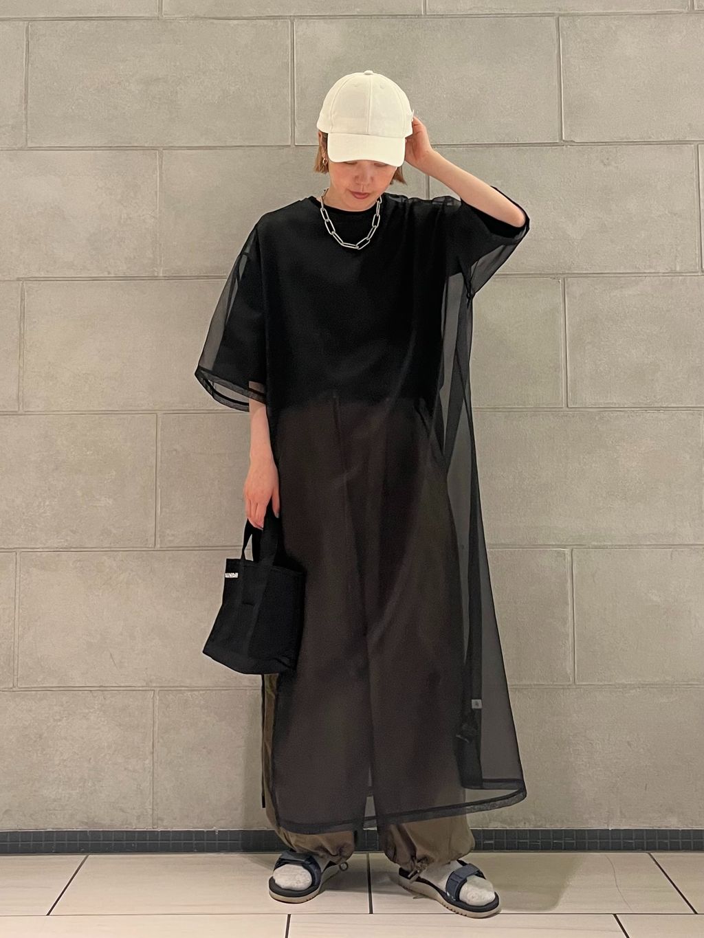 SUNDAY Sheer T-ワンピースのコーディネートスナップ（K.M）｜journal