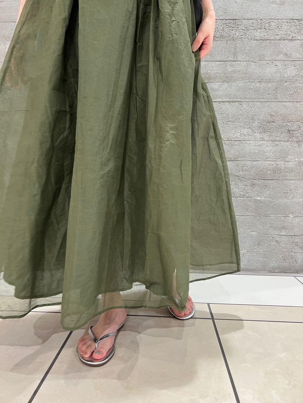 MARILYN MOON/マリリンムーン sheer cotton 2way op ワンピース 4263