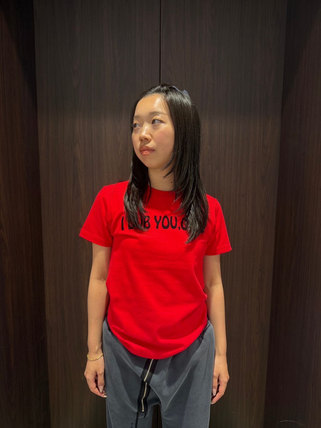 KOWGA / コウガ 別注 I DUB YOU GIRL TEEのコーディネートスナップ