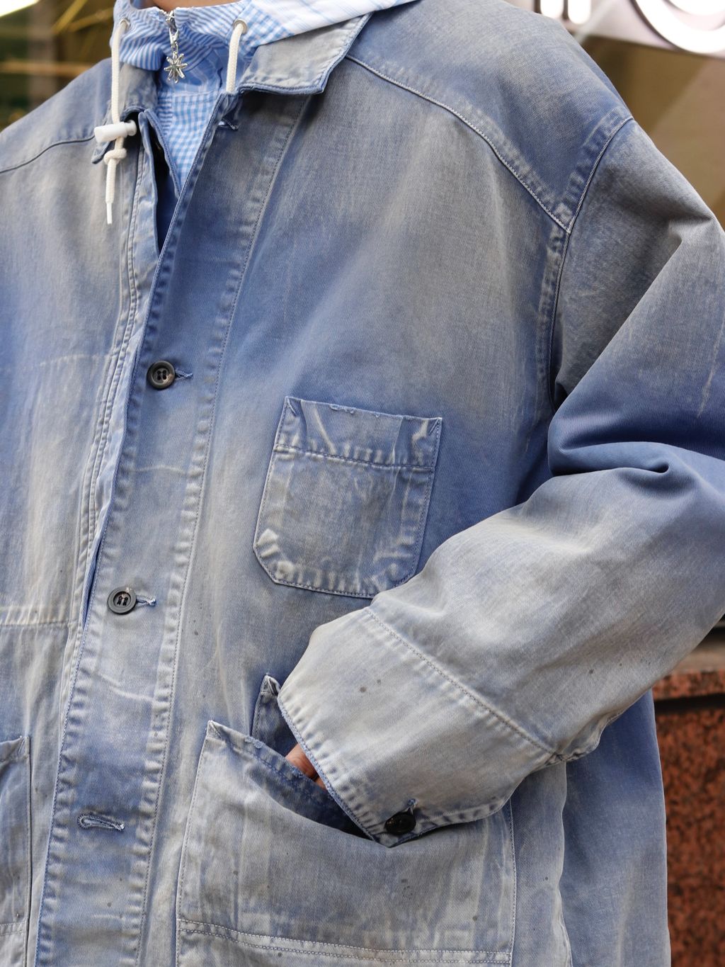 ANCELLM / アンセルム WISM別注 AGING COVERALL JACKETの