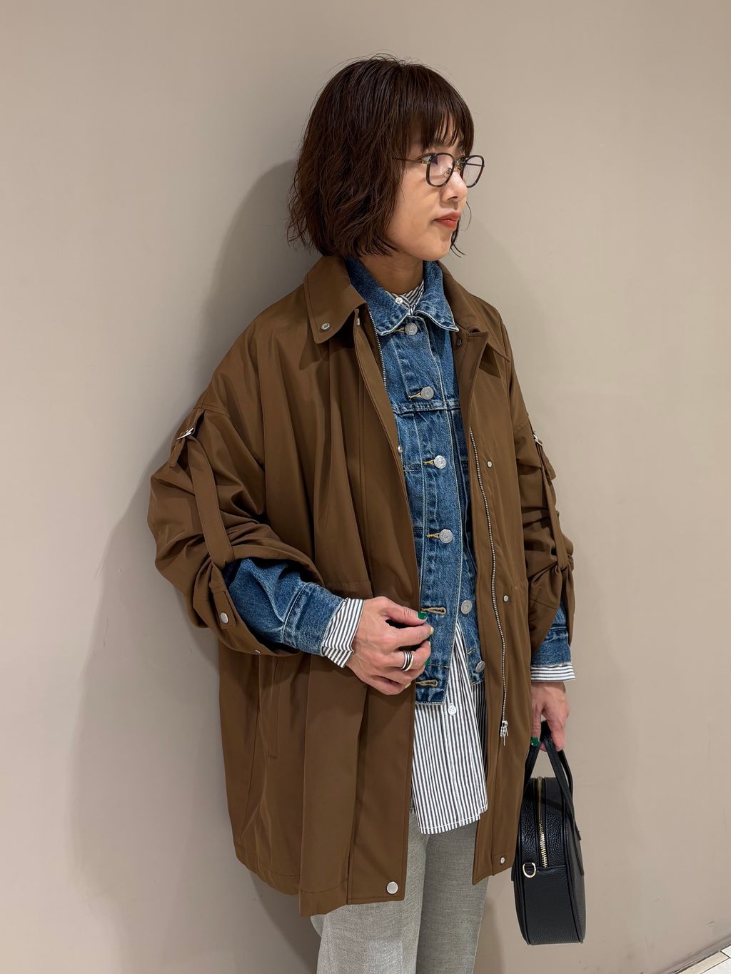 switch look blousonのコーディネートスナップ（m@tsu）｜SLOBE IENA
