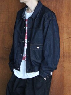ANCELLM / アンセルム SELVEDGE DENIM JACKET TYPE-01のコーディネート