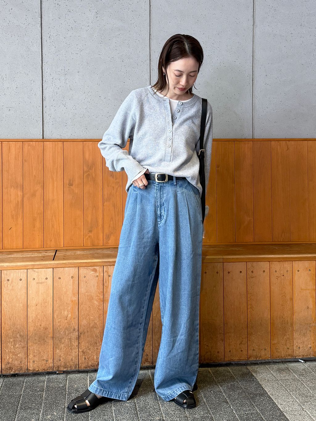 SLOBE IENA Wフェイスジャージヘンリープルオーバー SLOBE IENA｜《WEB限定カラー有り/追加》Wフェイスジャージヘンリー