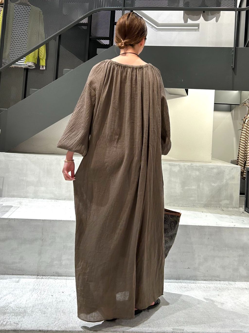 Raspail/ラスパイユ】 Smock Dress Maison IENA 別注 Raspail/ラスパイユ Smock Dress ワンピース ROP-111