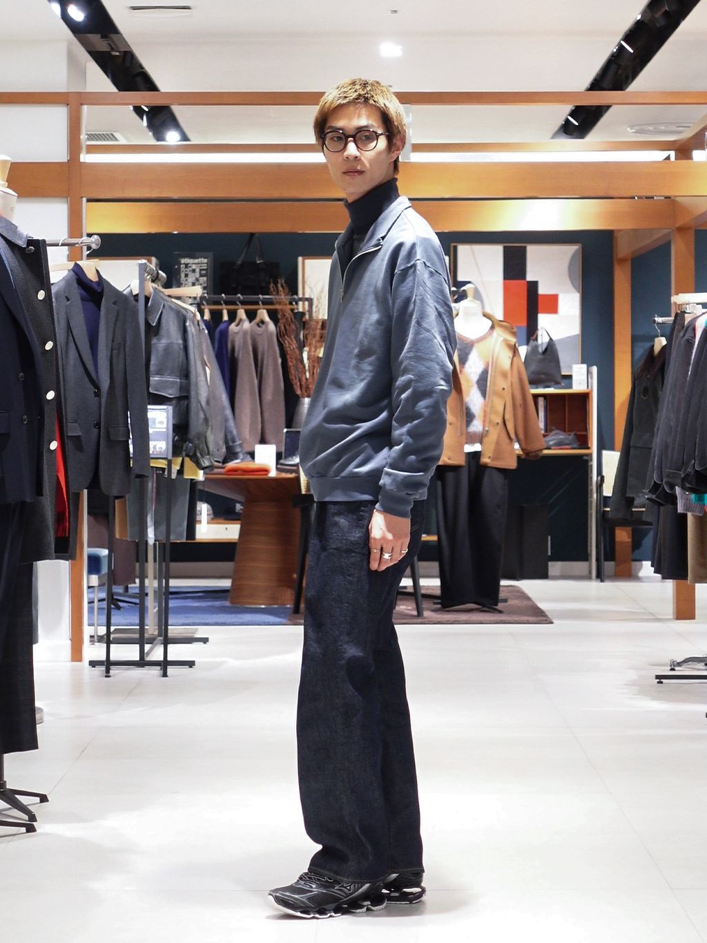 専用AURALEE 2025SS ジップT PLAITING HALFZIP AURALEE[オーラリー