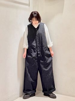 スパイラルジャージプルオーバーのコーディネートスナップ（AT