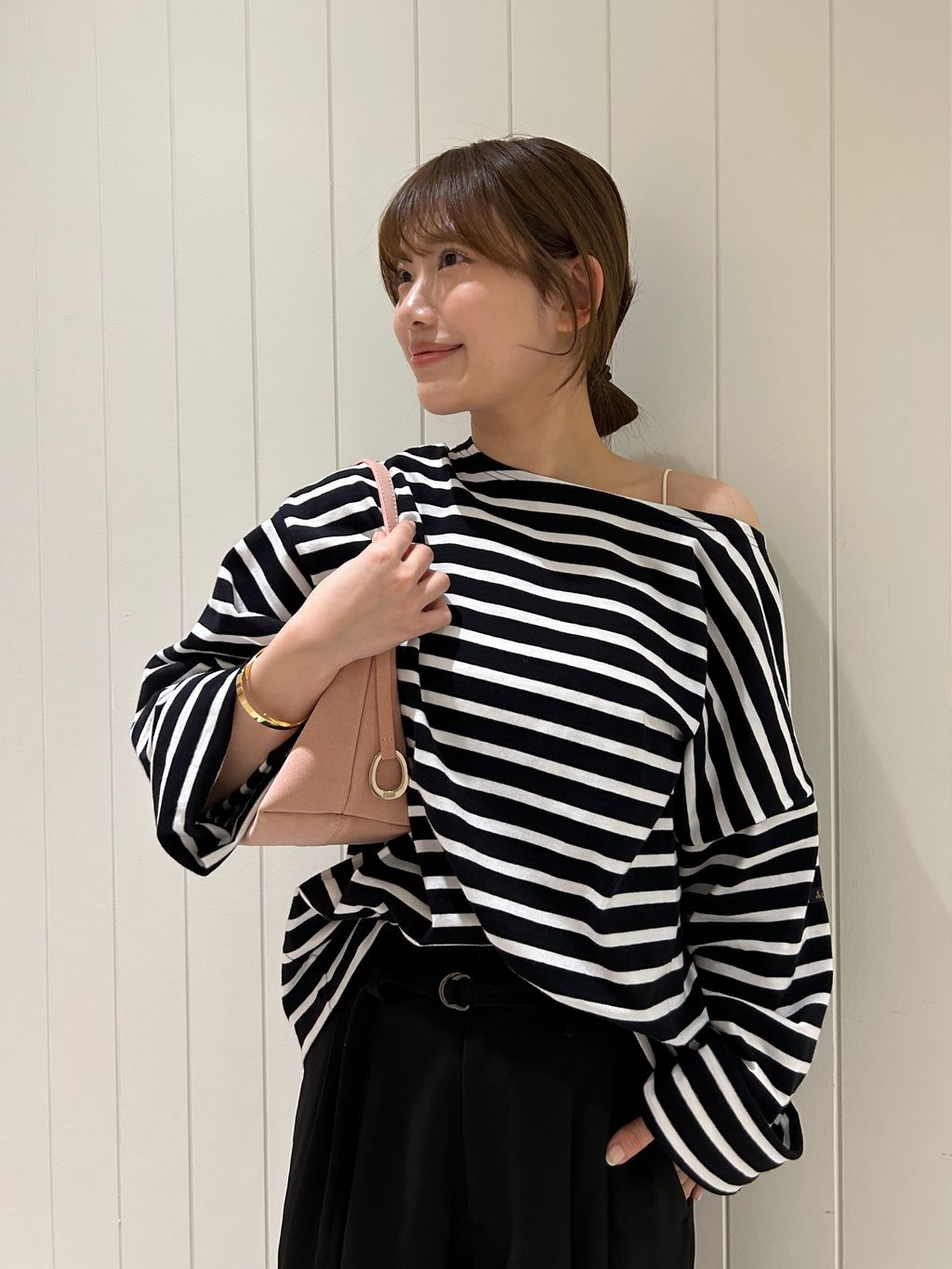 LE MINOR/ルミノア SLOBE別注 ビッグボーダロンTEEのコーディネート