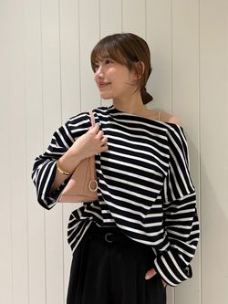 LE MINOR/ルミノア SLOBE別注 ビッグボーダロンTEEのコーディネート