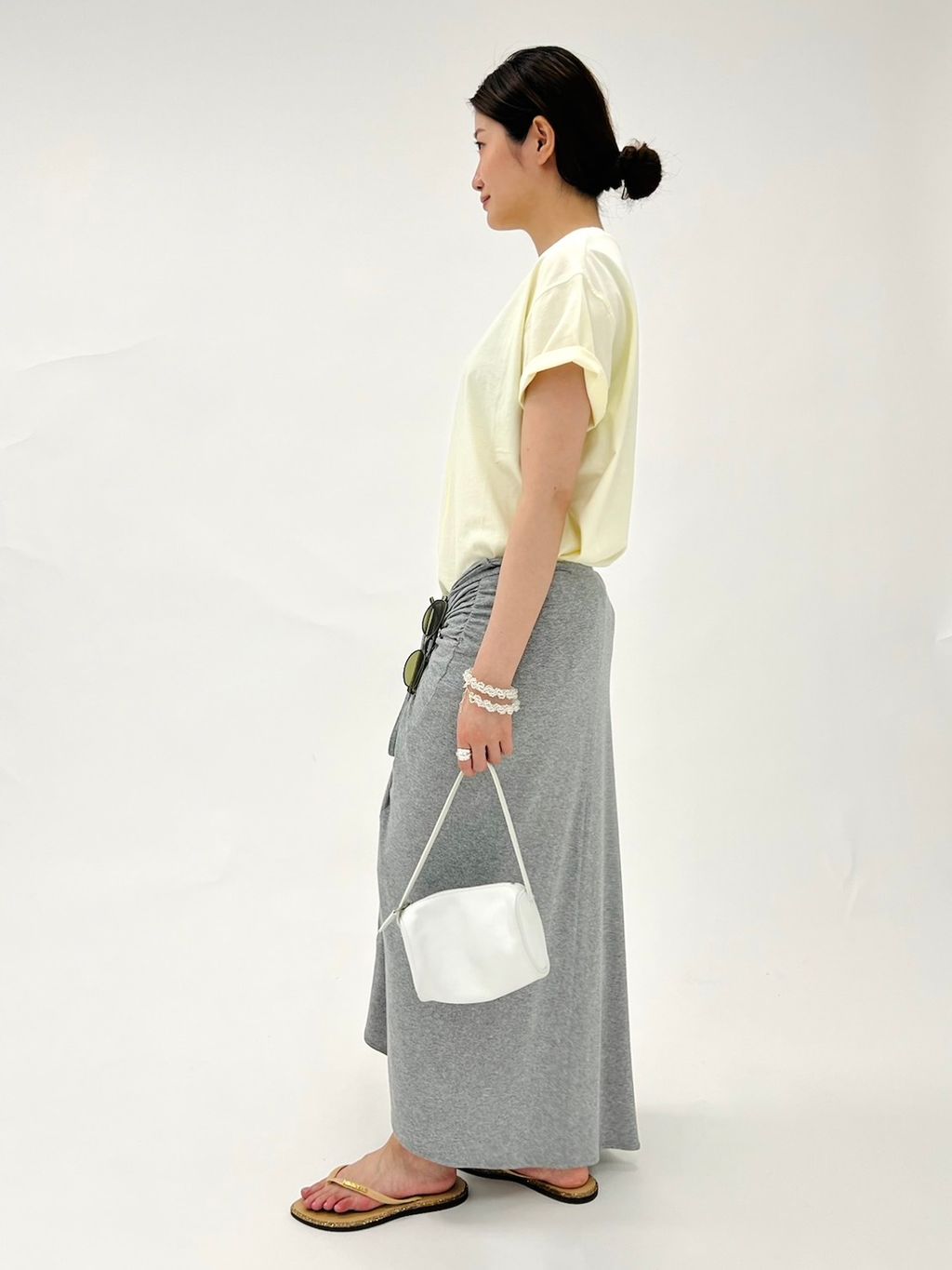 ESTHE/エステ】Strappy Midi Skirtのコーディネートスナップ（emi