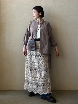 追加》レースMIX スカート（その他スカート）｜journal standard luxe