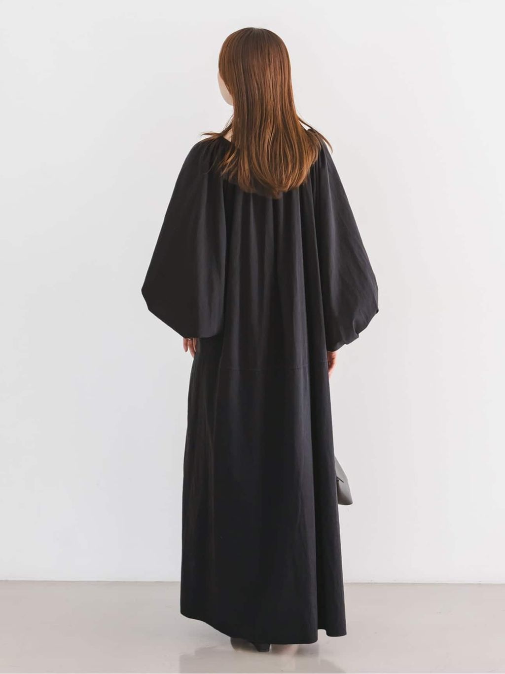 予約・NOBLE別注》venit/ヴェニット コットンシルクバルーンスリーブ