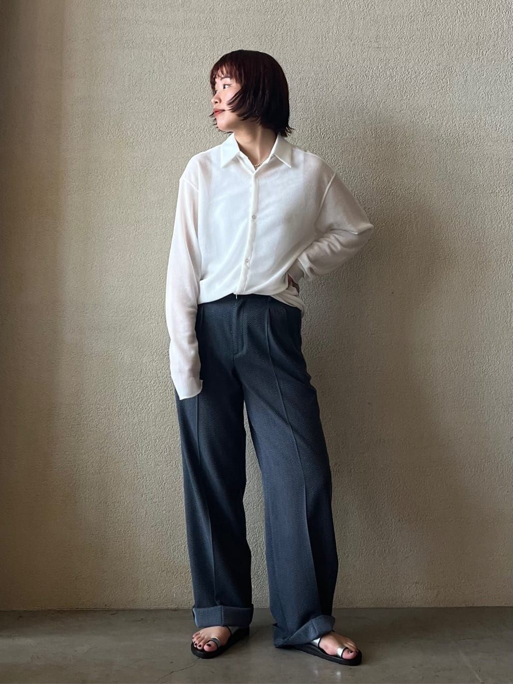 seya. 】 MESH SHIRTのコーディネートスナップ（KY）｜journal