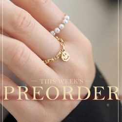 PREORDER】 手元に華やぎをプラスするGIGIリングの追加決定！今週の