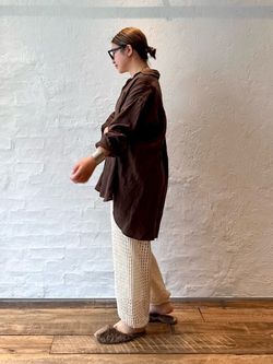 enrica】 MESH KNITTED PANTSのコーディネートスナップ（R.Y