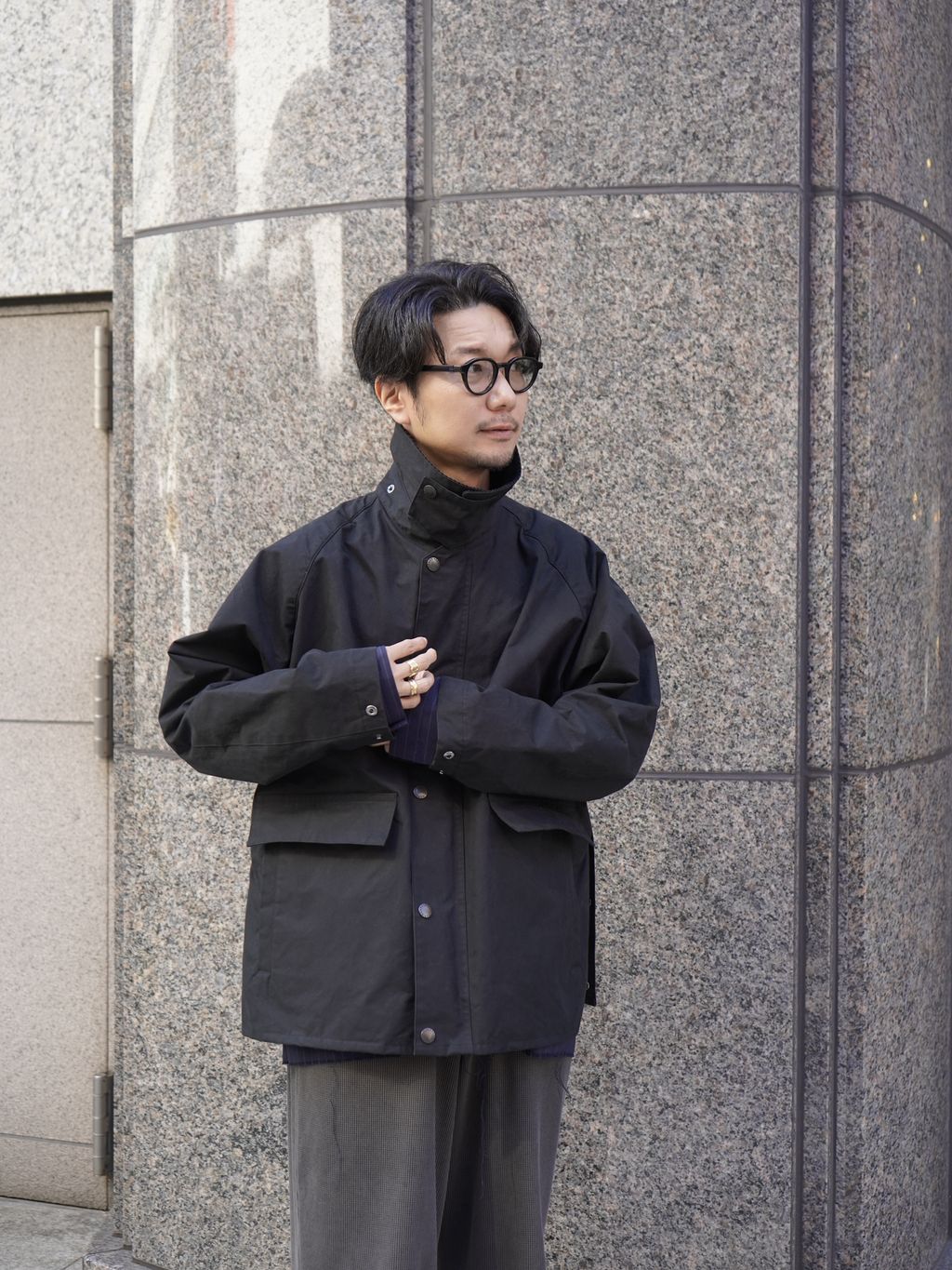 Barbour for MARKAWARE & EDIFICE 別注 TRANSPORT/トランスポートの