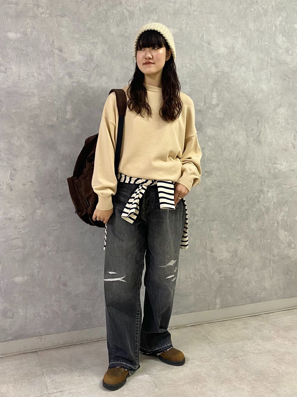 13OZデニム ダメージ5PKのコーディネートスナップ（A.S）｜journal