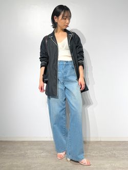 abc LULU ロングスリーブショートトップ EDIT. FOR LULU（エディット