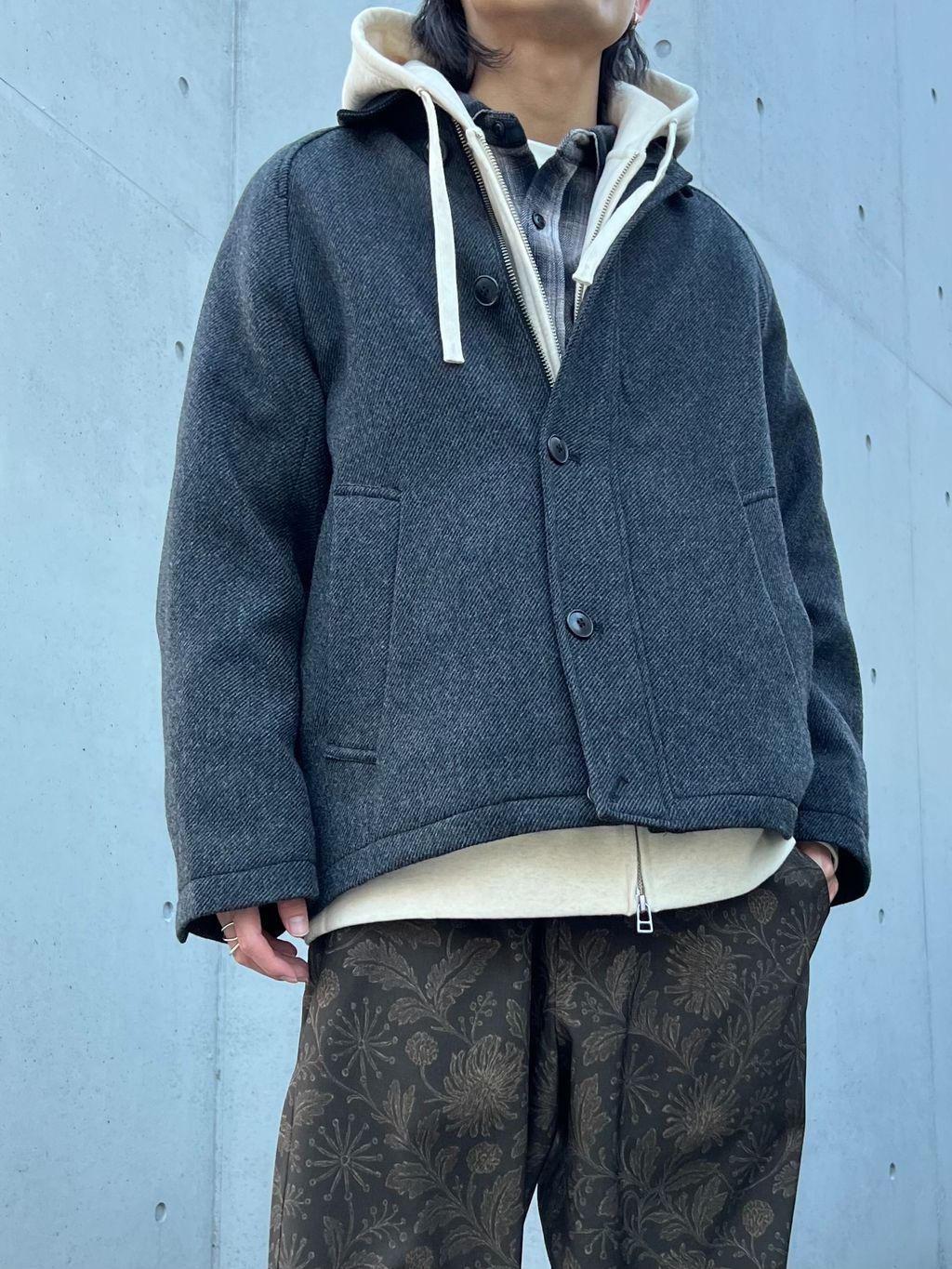 ハイランド ウール ハンティング ジャケットのコーディネートスナップ