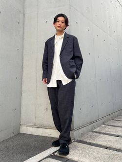 TECH CANVAS ジャケット（セットアップ着用可）のコーディネート
