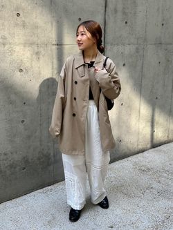 ライトクロスPコートのコーディネートスナップ（riko）｜JOURNAL