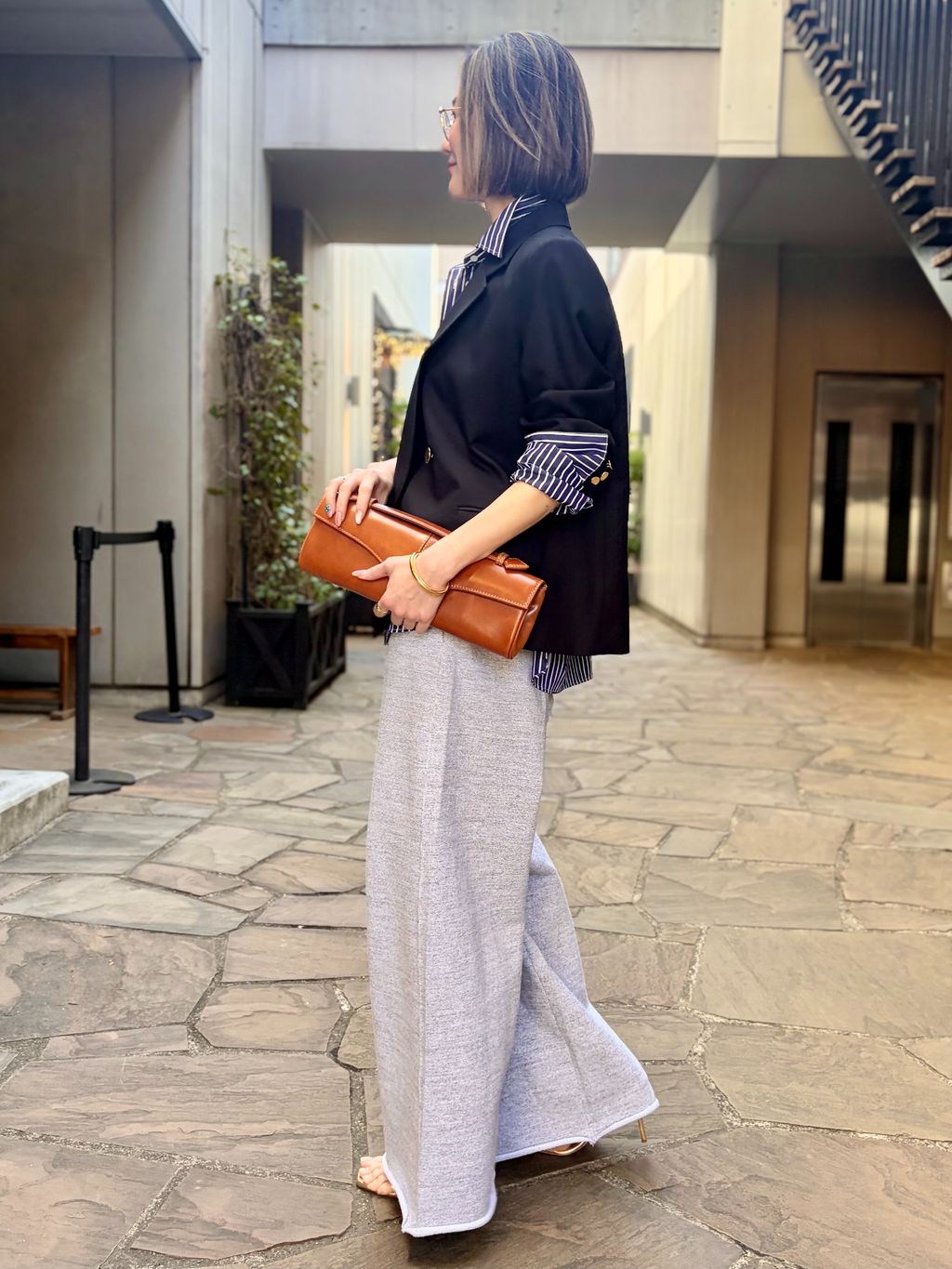 AMERICANA/アメリカーナ】 BAGGY PANTSのコーディネートスナップ