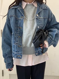 追加》Levi's/リーバイス SLOBE別注 BALLOON SLEEVE TRACKER デニム