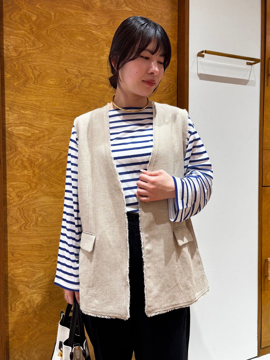 Riopelle ツイードジレのコーディネートスナップ（nonoka）｜Spick