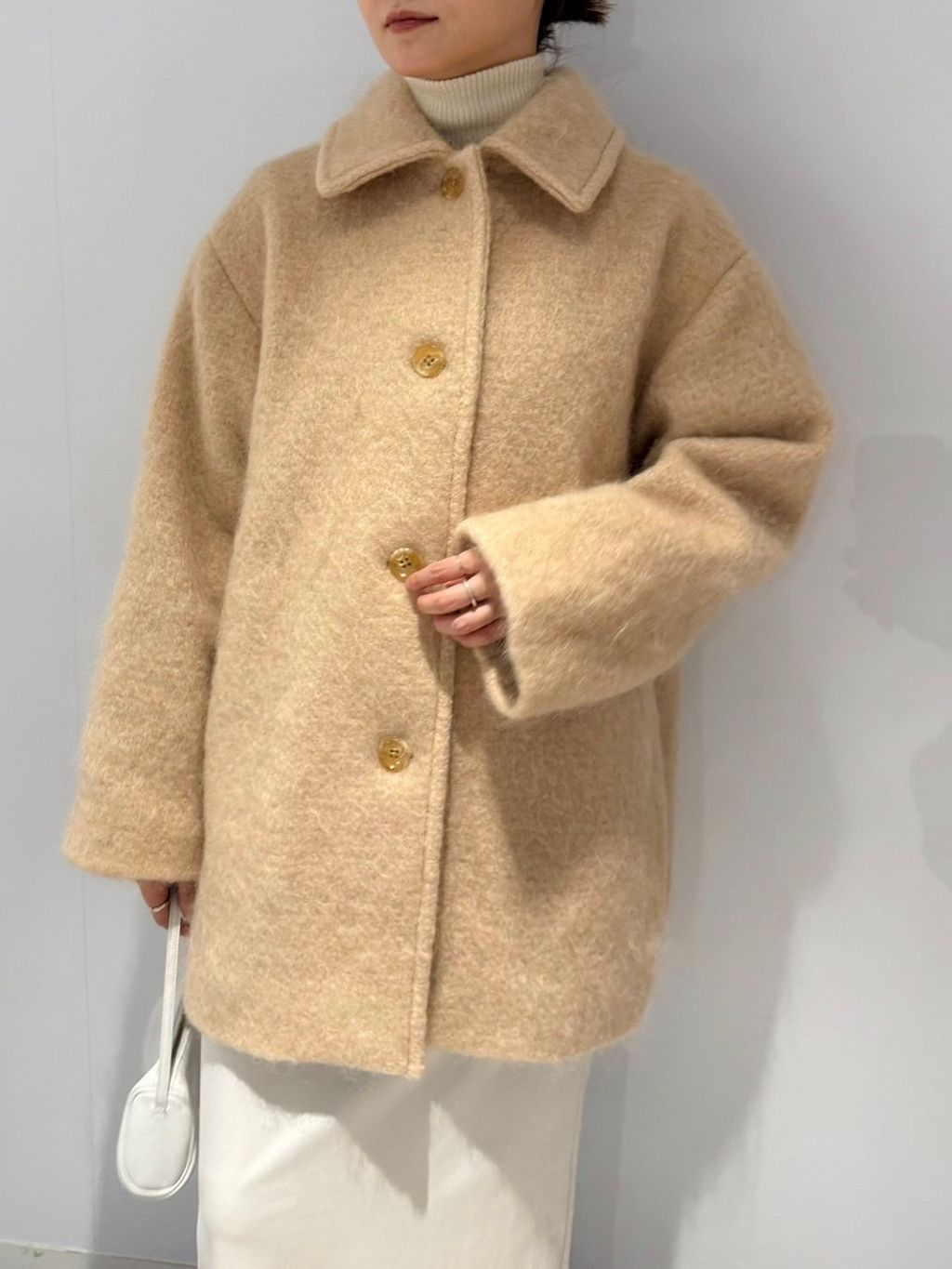 追加》シャギーコートのコーディネートスナップ（emi）｜EDIT. FOR