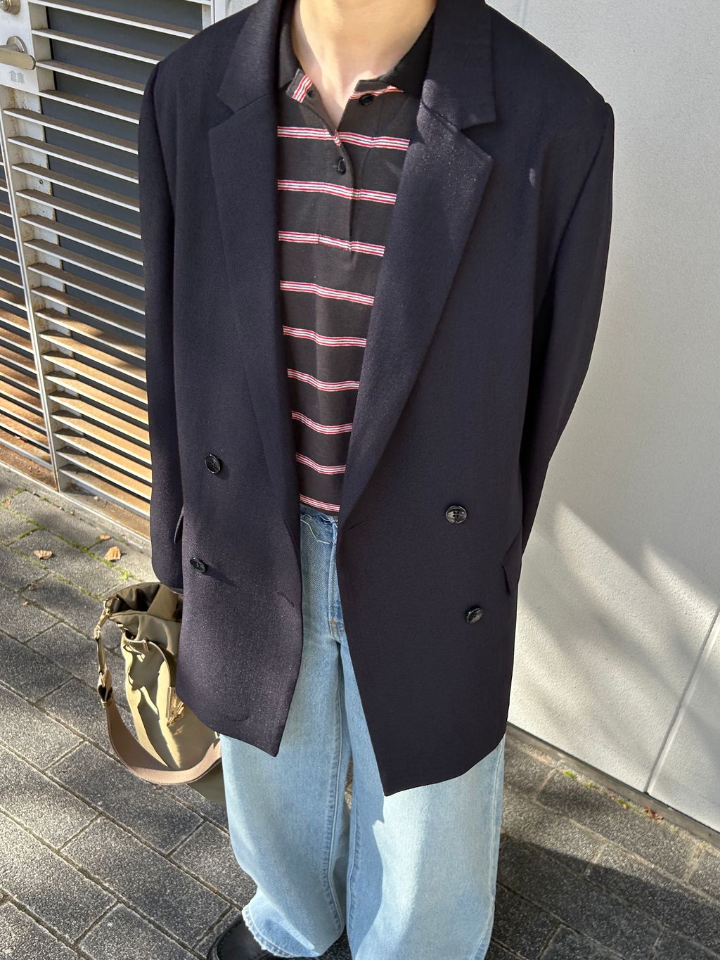 セットアップ対応可/追加2予約》ウォッシャブルツイルダブルジャケット