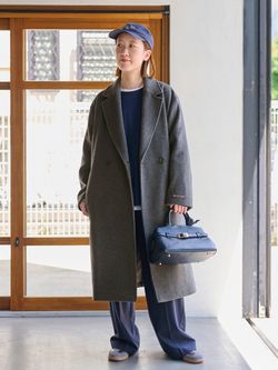 relume ◆スーパーファインビーバーチェスターコート36◆レリューム 追加》スーパーファインビーバーチェスターコートのコーディネート