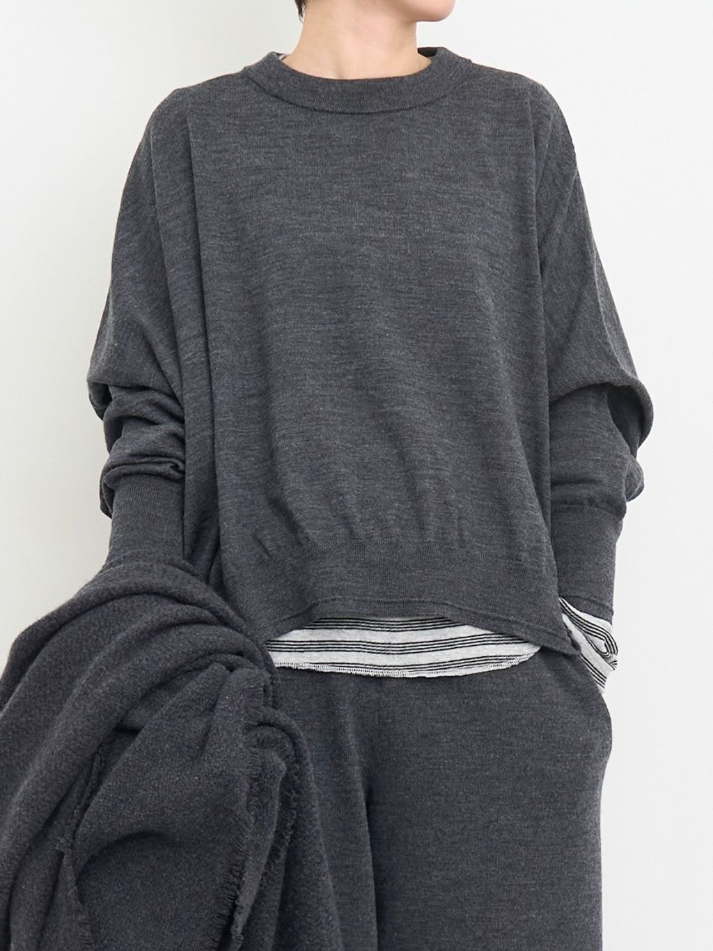 GOOD GRIEF!/グッド グリーフ】 Knit Cropped Topのコーディネート