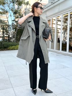 LISIERE MILITARY COATのコーディネートスナップ（PR Sasaki）｜L