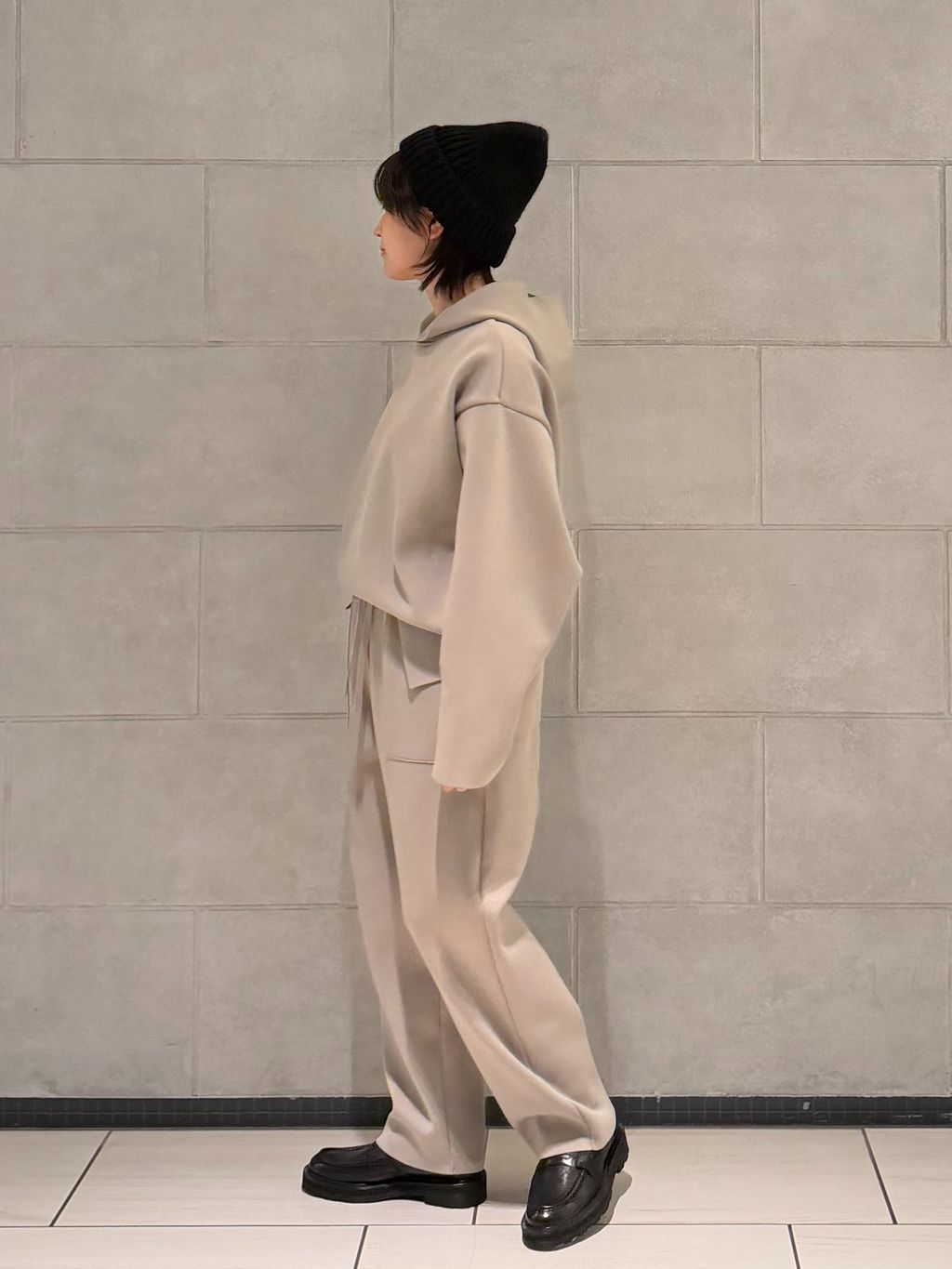 追加予約2》レザー ショートライダースジャケットのコーディネート