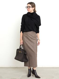 Wool Silk Cashmere Turtleneck Knit（ニット／セーター）｜L