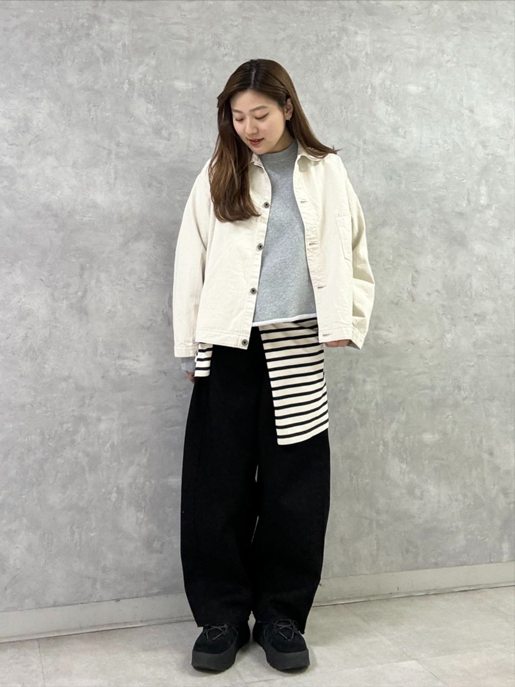 予約》【chimala】for luxe DENIM SHIRT JACKET（016）の