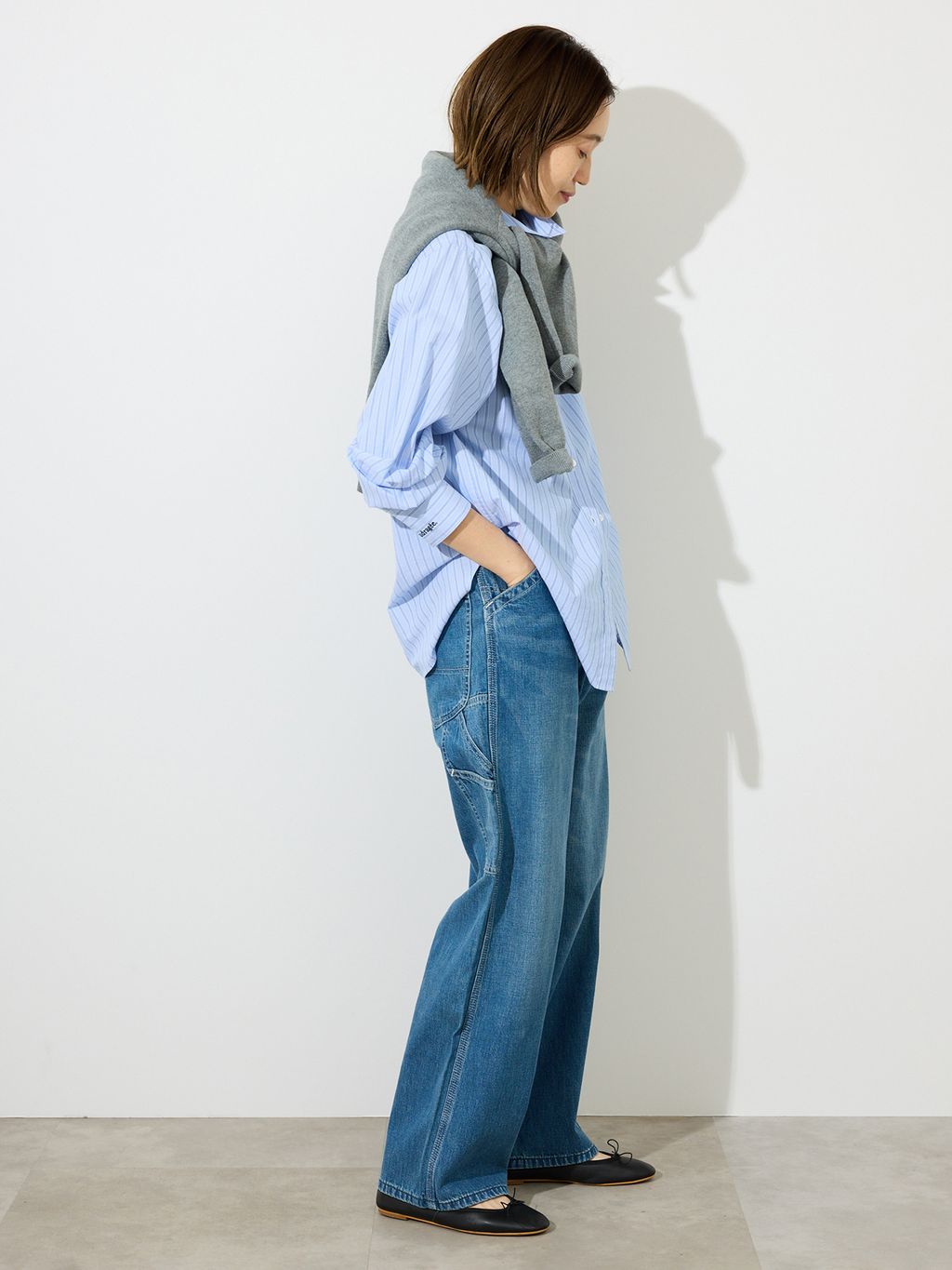 WEB限定/追加2》HAPPYCOLOR SHIRTのコーディネートスナップ（Sally