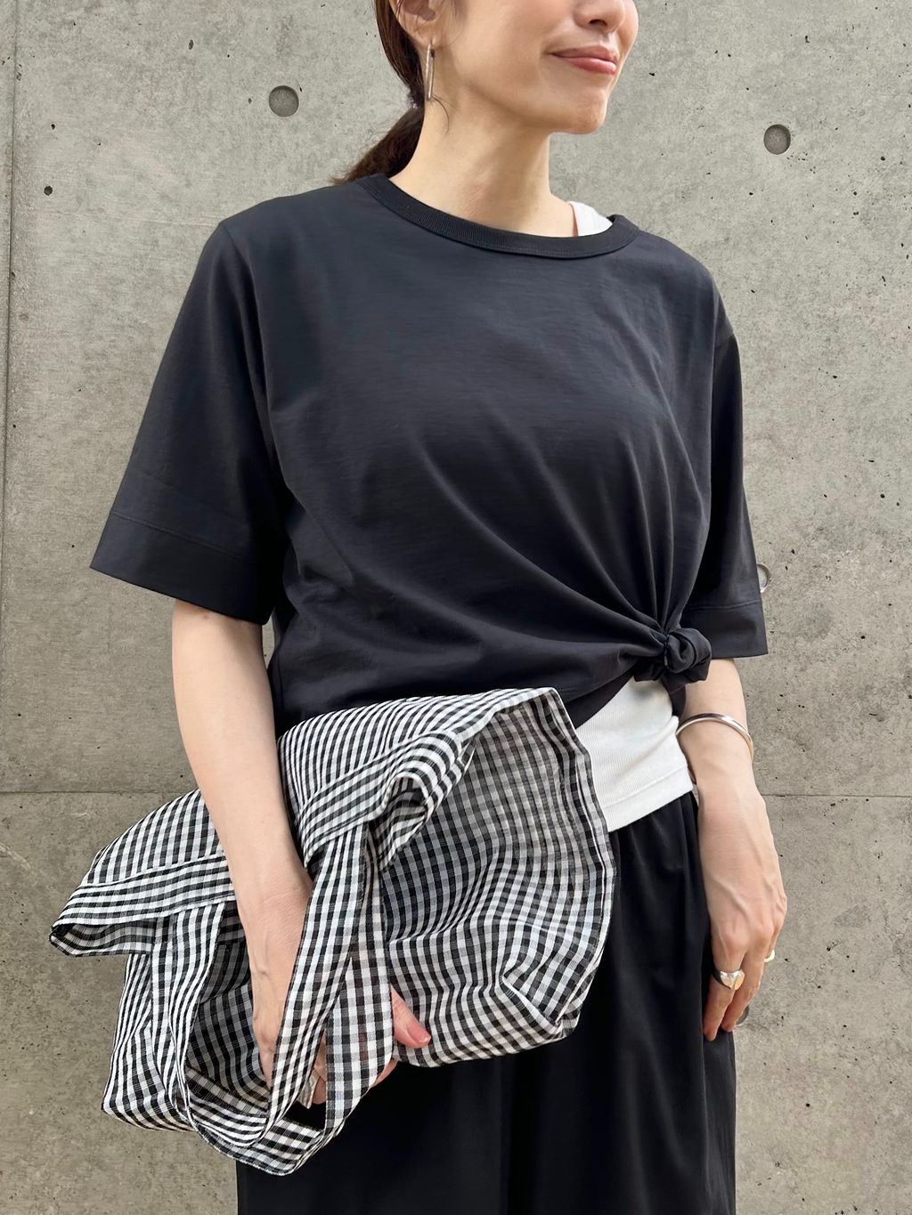 追加》クロップドTシャツのコーディネートスナップ（yodo）｜IENA