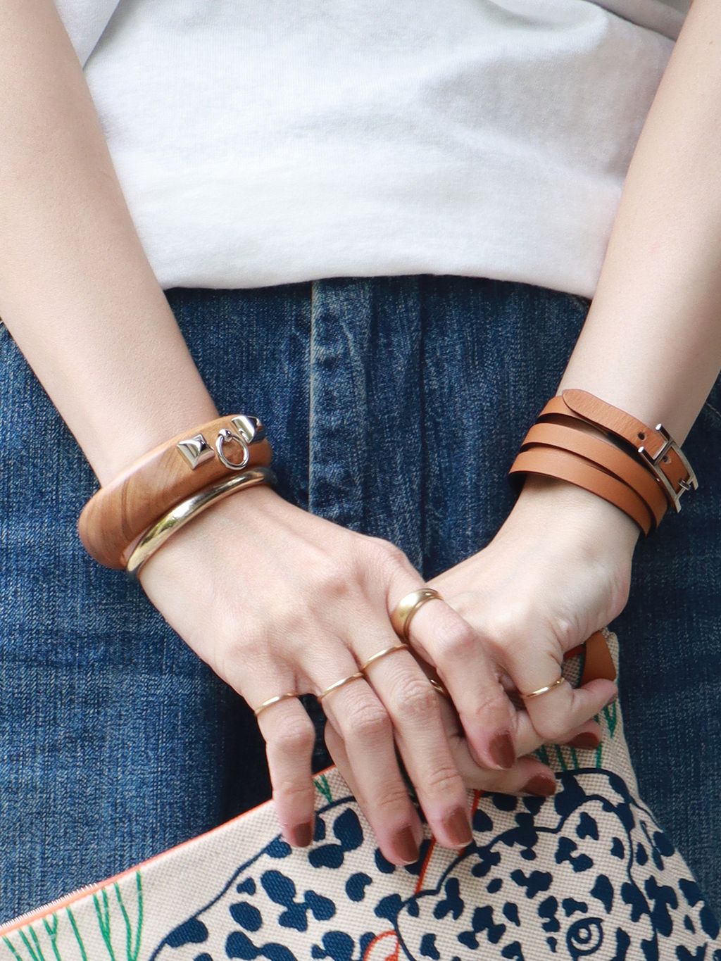 18K heavy ring／11のコーディネートスナップ（maki）｜DECOUVERTE