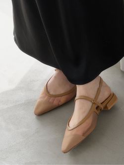 追加予約2》シアーストラップスリングバックのコーディネートスナップ