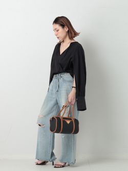 VINTAGE YSL/イヴ サンローラン】ボストンバッグのコーディネート