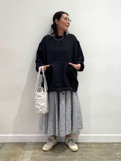 リネン タックワンピースのコーディネートスナップ（M.M）｜journal