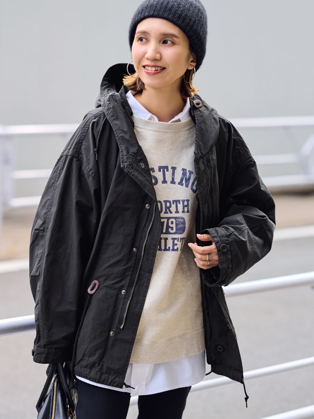 ≪追加≫裏起毛レギンスパンツのコーディネートスナップ（tomo