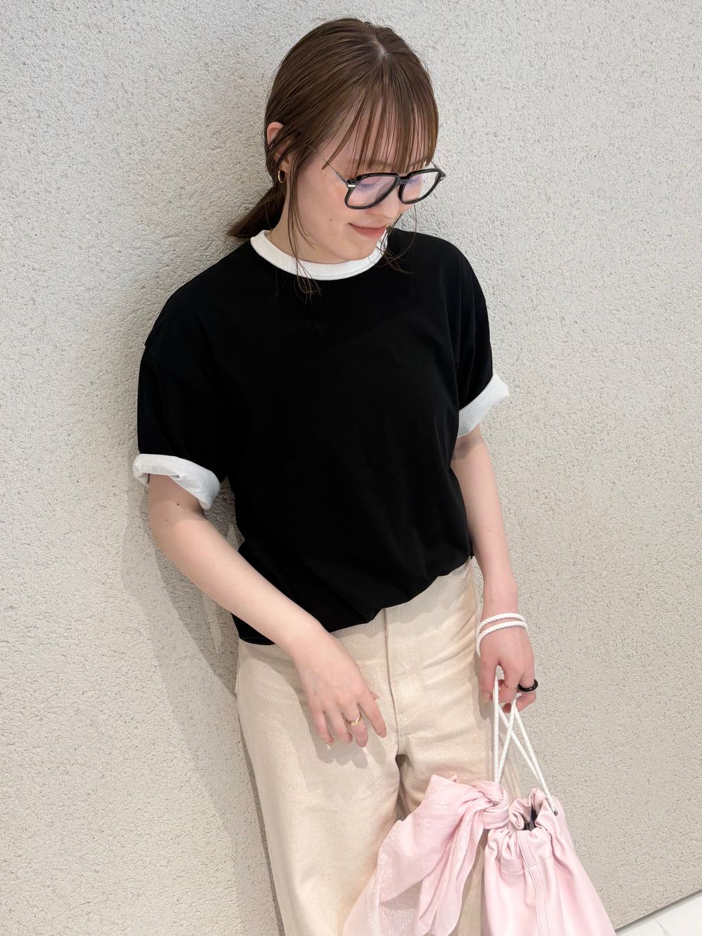 PAN / パン 別注 REVERSIBLE Tシャツのコーディネートスナップ（Anri 
