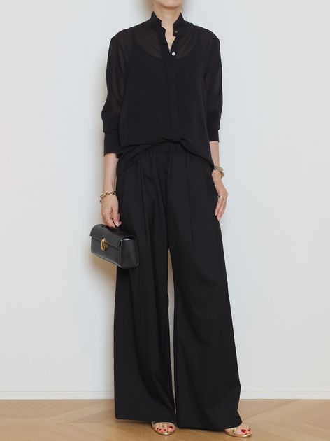 MIXTWEED KNIT ジャケットのコーディネートスナップ（MUSE）｜MUSE de