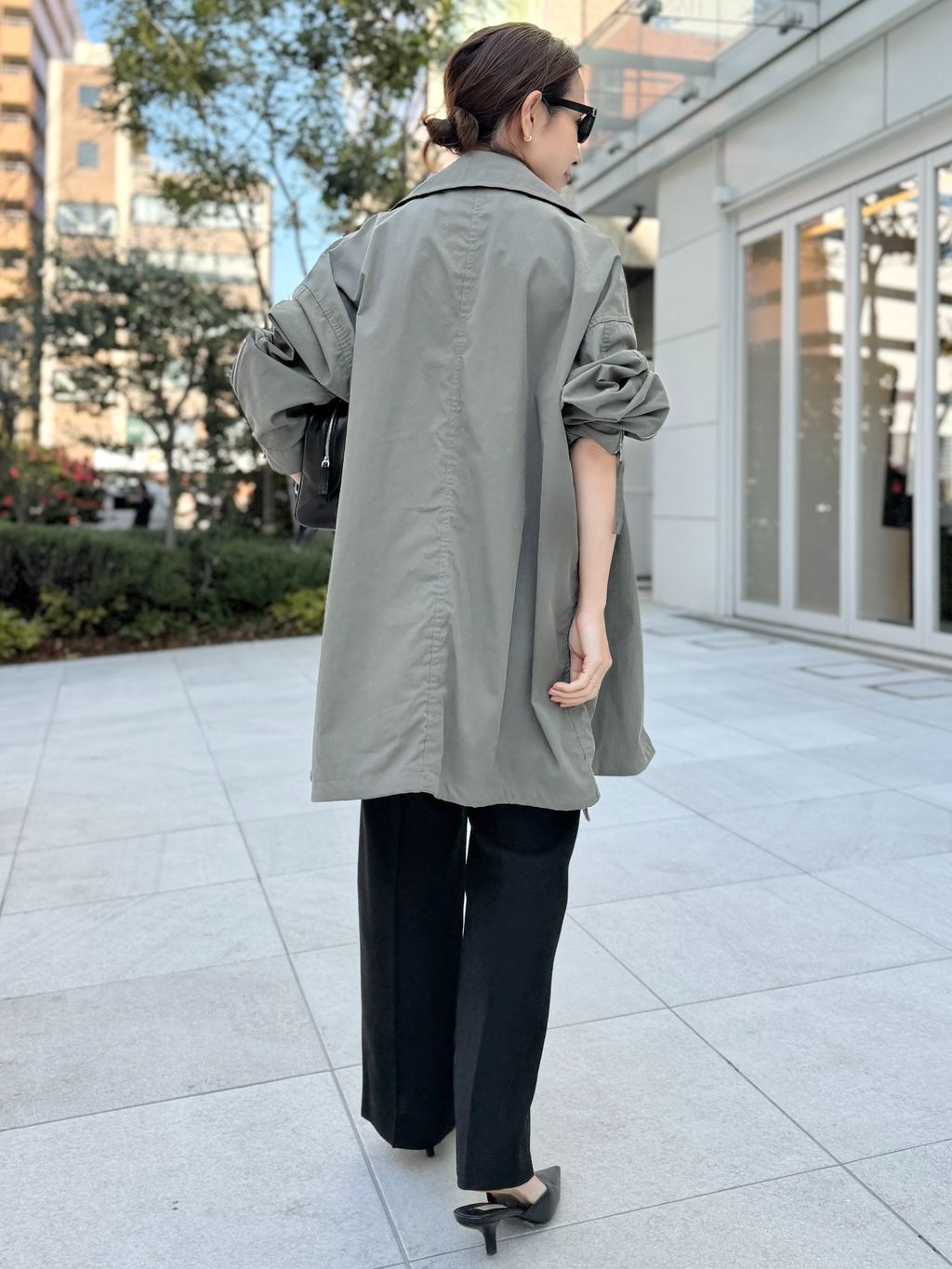 LISIERE MILITARY COATのコーディネートスナップ（PR Sasaki）｜L