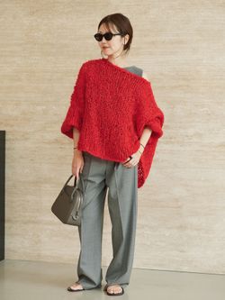 追加予約》HAND KNIT ジャンボタム プルオーバーのコーディネート