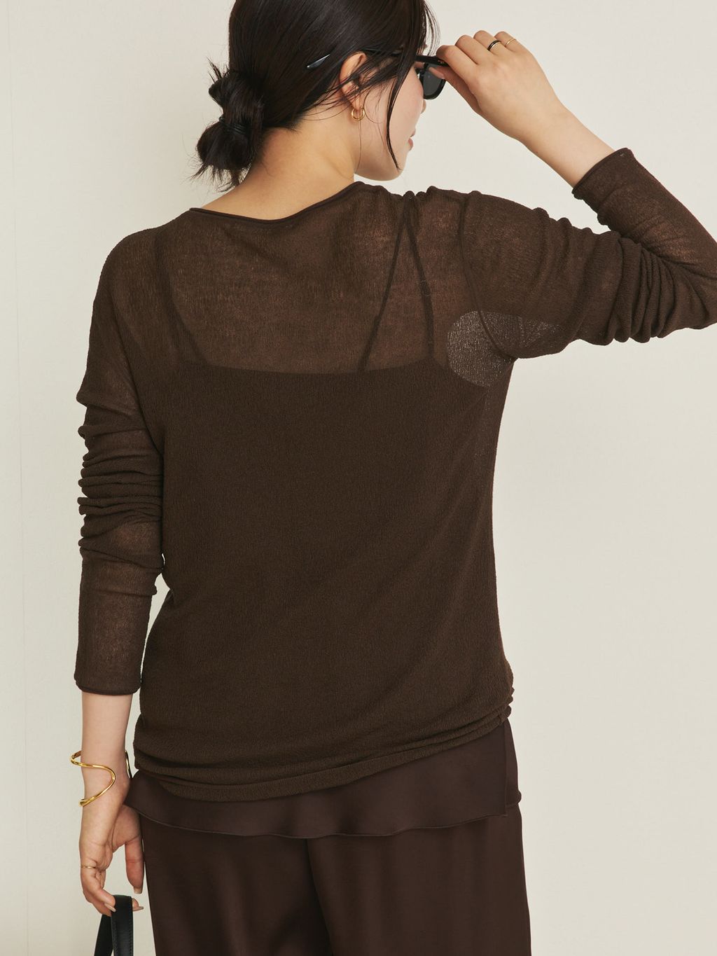 新品　plageプラージュ　ファーガーデン plage（プラージュ） カーディガン fox cashmere fur gown